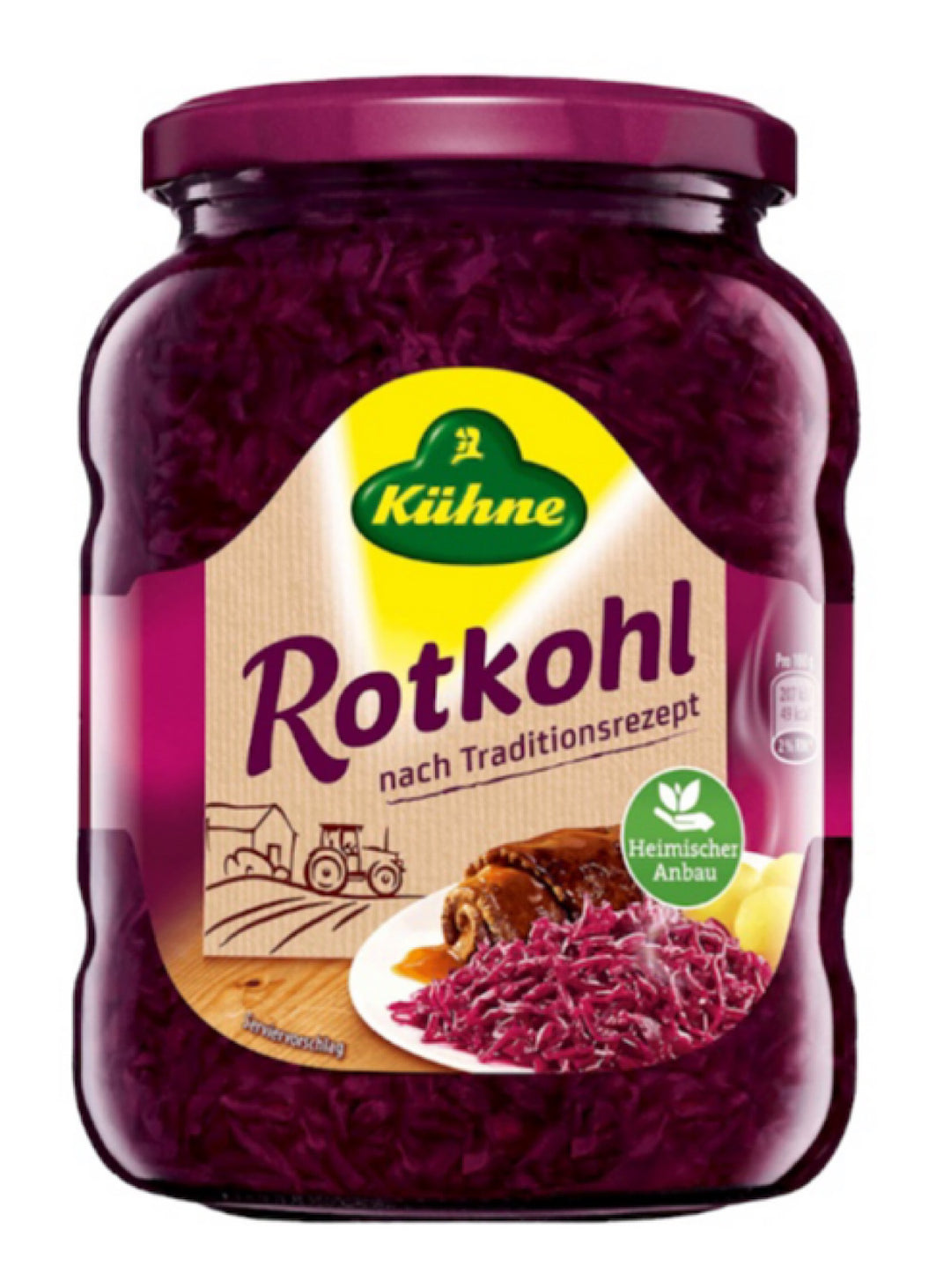 Red Cabbage German - Kuhne - 680g