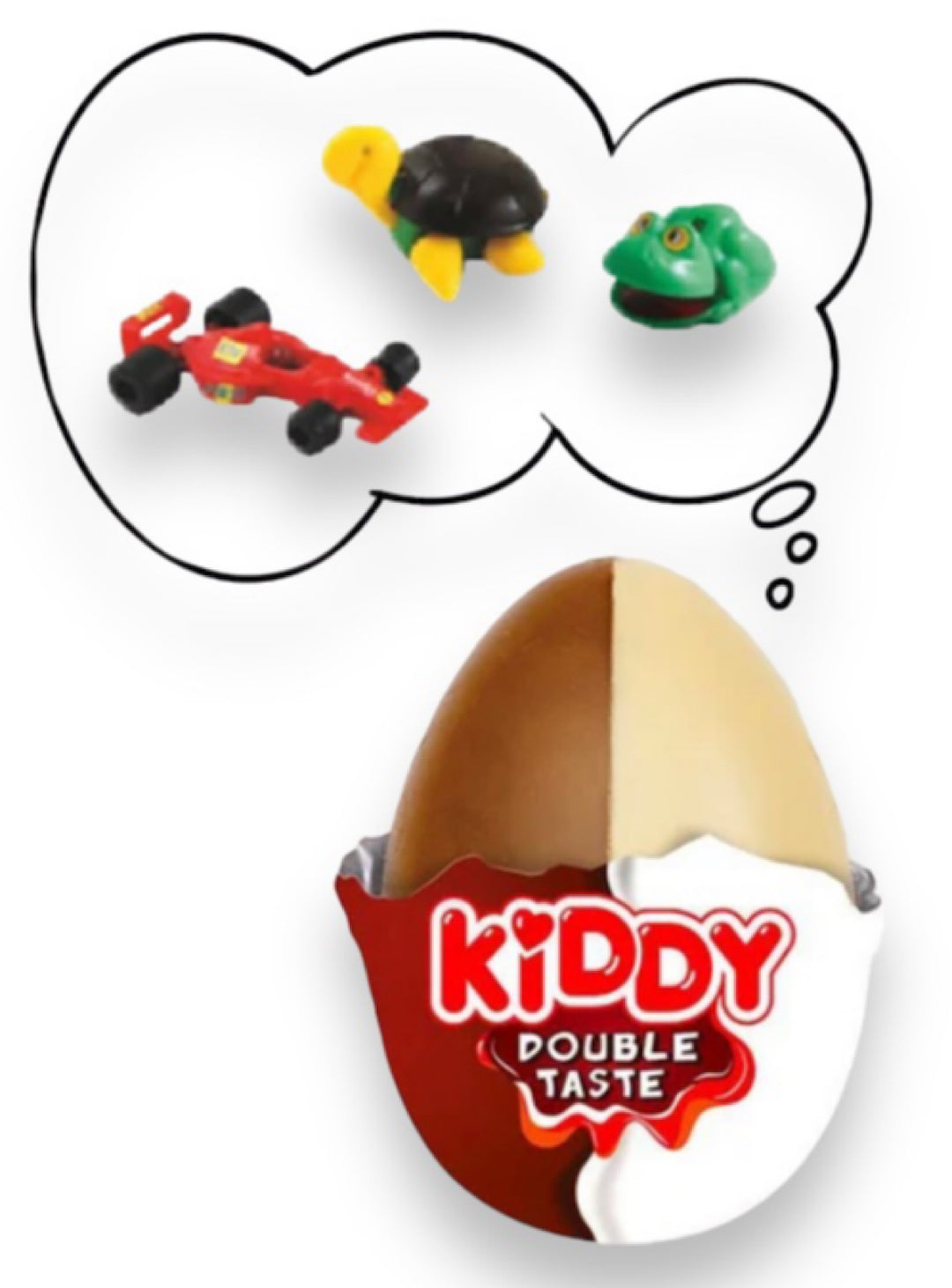 Milk Chocolate Egg with Suprise - Kiddy - 20g