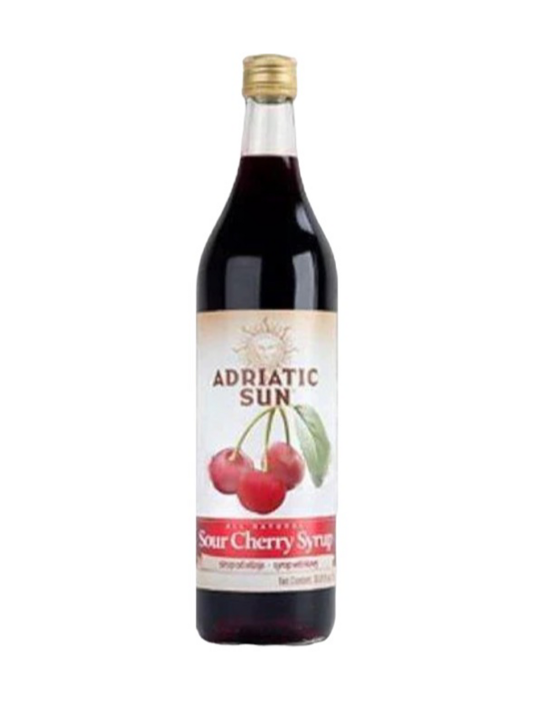 Sour Cherry Syrup - Adriatic Sun- 1 liter (31.3 fl oz)
