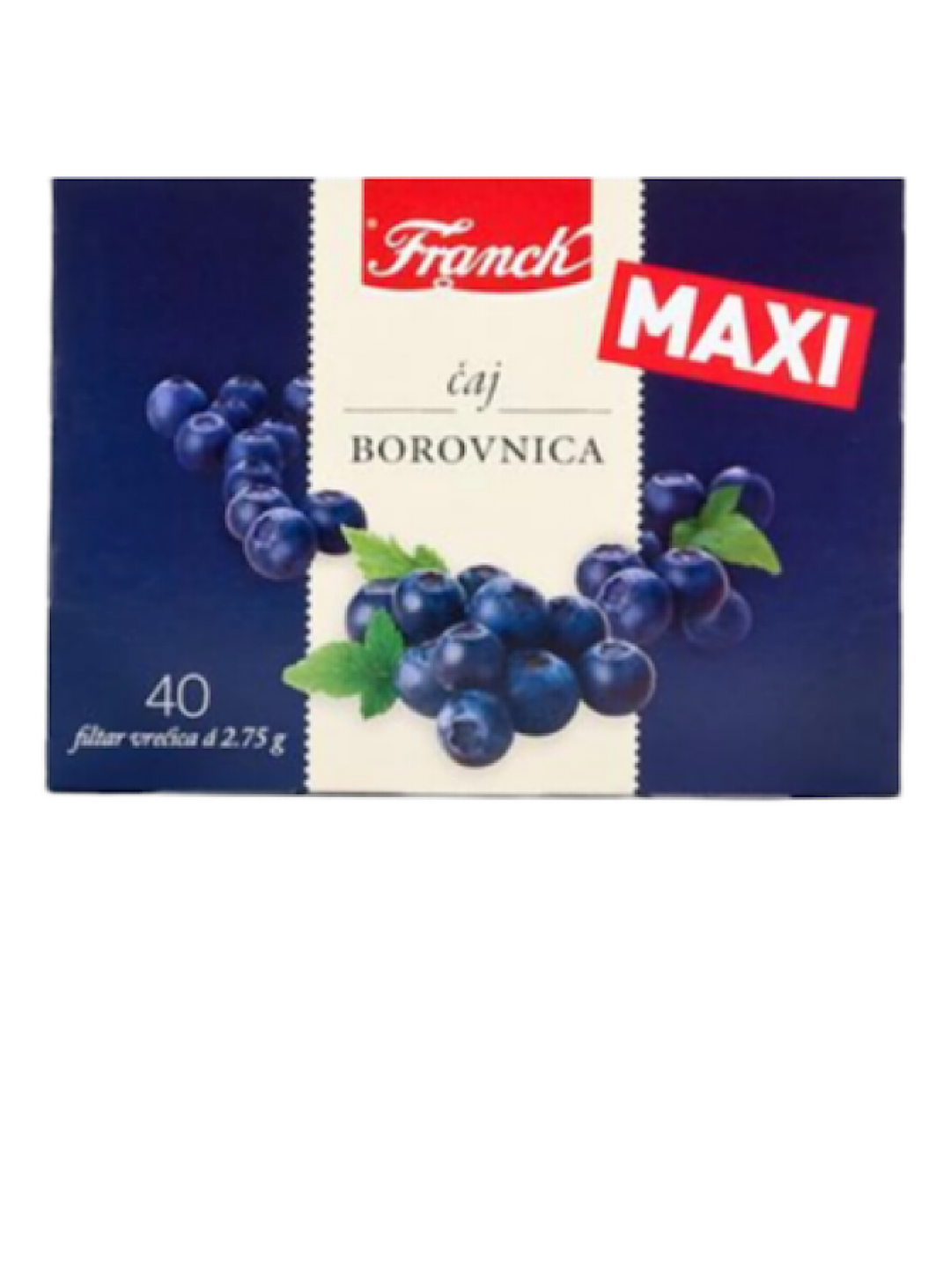 Blueberry Tea Borovnica - Franck - 40 Tea bags