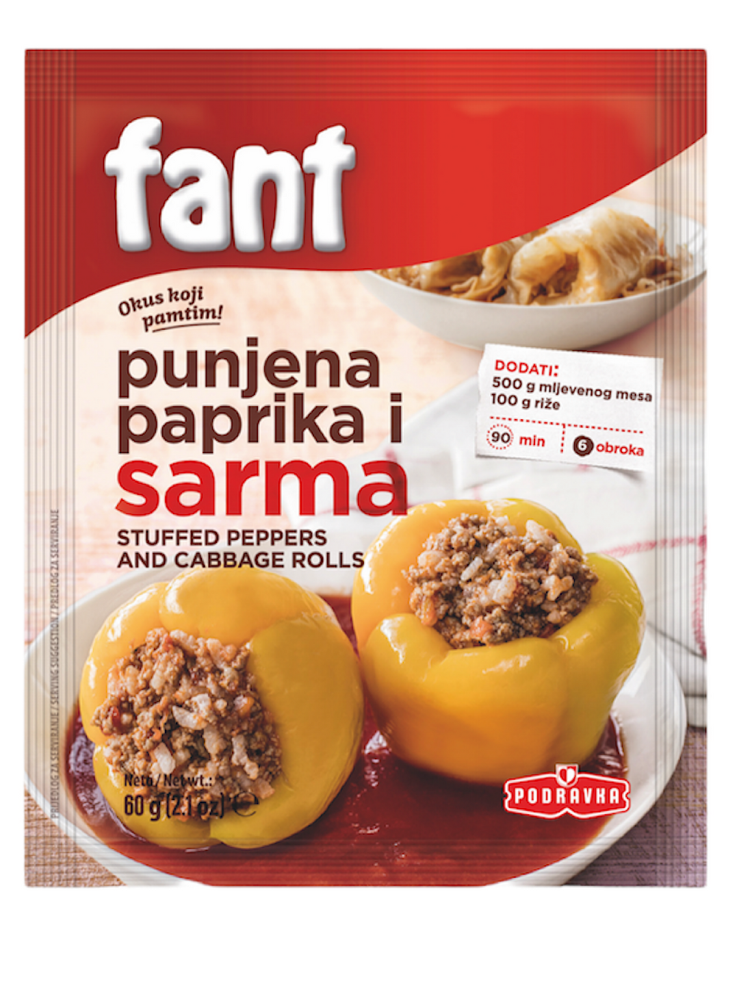 Stuffed Pepper Seasoning Sarma - Fanta- 60g 2.1oz