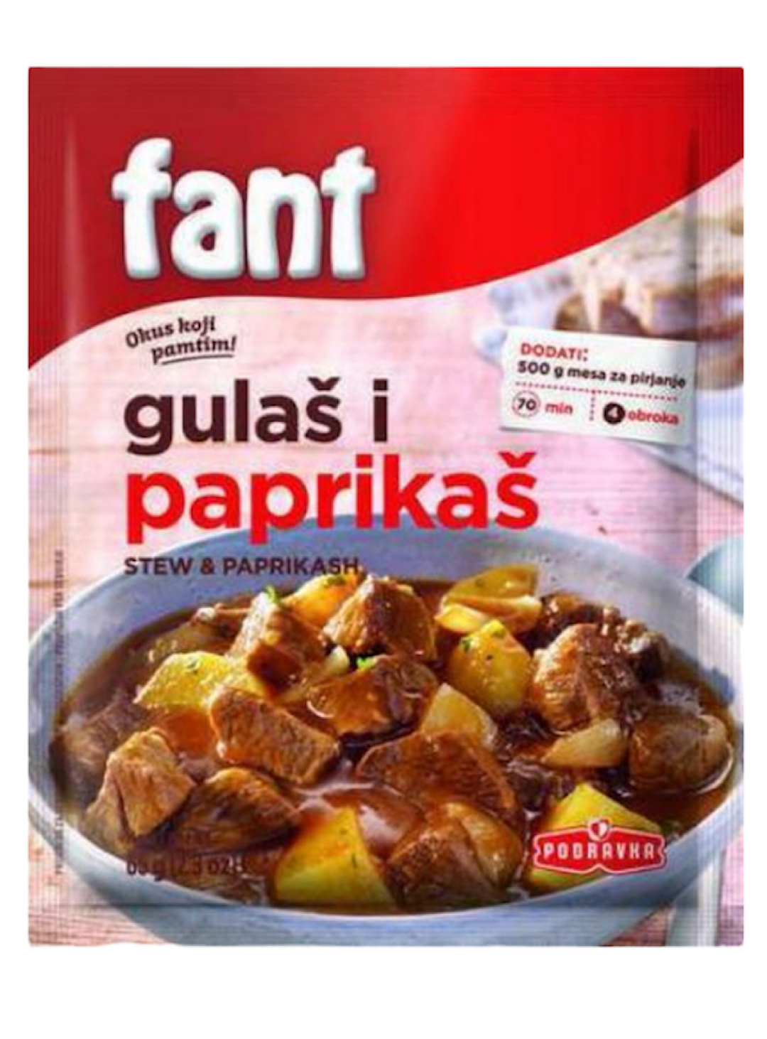 Gulas Seasoning - Fanta - 65g 2.3 oz
