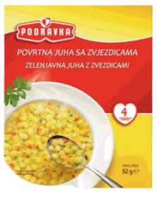 Vegetable Soup with Stars  - Podravka - 52g